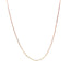 14k Rose Gold Diamond Cut Cable Link Chain - 0.8 mm