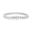 Bracelet de tennis en argent sterling .925 avec diamants de 1/4 carat