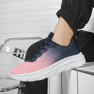 Men's Breathable Platform Sneakers for Travel and Sports