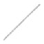 14k White Gold French Cable Link Chain - 4.80 mm