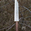 Handcrafted Viking Seax Knife with Premium Leather Sheath - Korvel