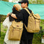 Travel Backpack - Washed Canvas Casual Large Capacity