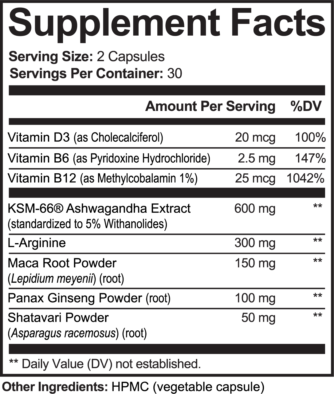 Ashwagandha Plus - Suplemento Herbal Premium