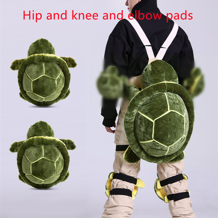 Premium Ski Hip Protection Pad - Small Turtle Design