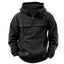 Hoodie zippé décontracté pour homme avec cordon et poche