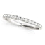 Anillo de Boda de Diamante Atemporal en Oro Blanco de 14k