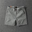 Premium Solid Color Men's Chino Shorts
