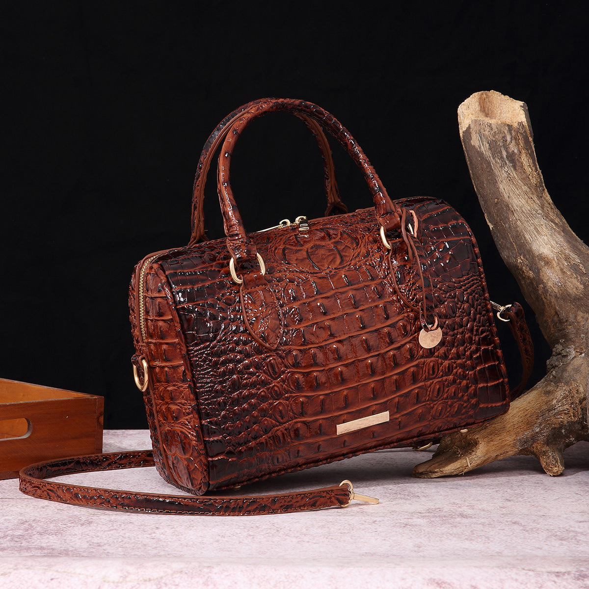 Elegant Retro Women's Crossbody Satchel Bag