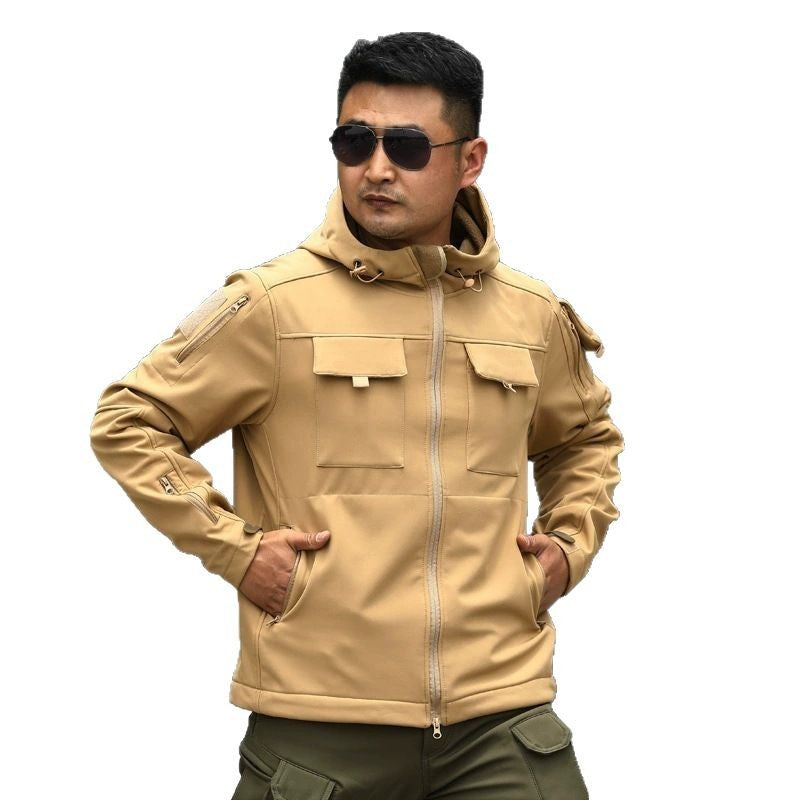 Camouflage Shell Jacket for Outdoor Sports