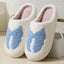 Chaussons en coton avec nœud en cartoon mignon