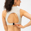Full Size Cropped Cutout Back Zipper Front Active Tank Top