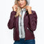 Veste à couches à double fermeture éclair pour femmes, chaude et élégante, avec capuche en fausse fo