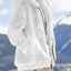 Cozy Fleece Zip-Up Hooded Jacket - Plus Size