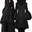 Elegant Stand Collar Wool Overcoat