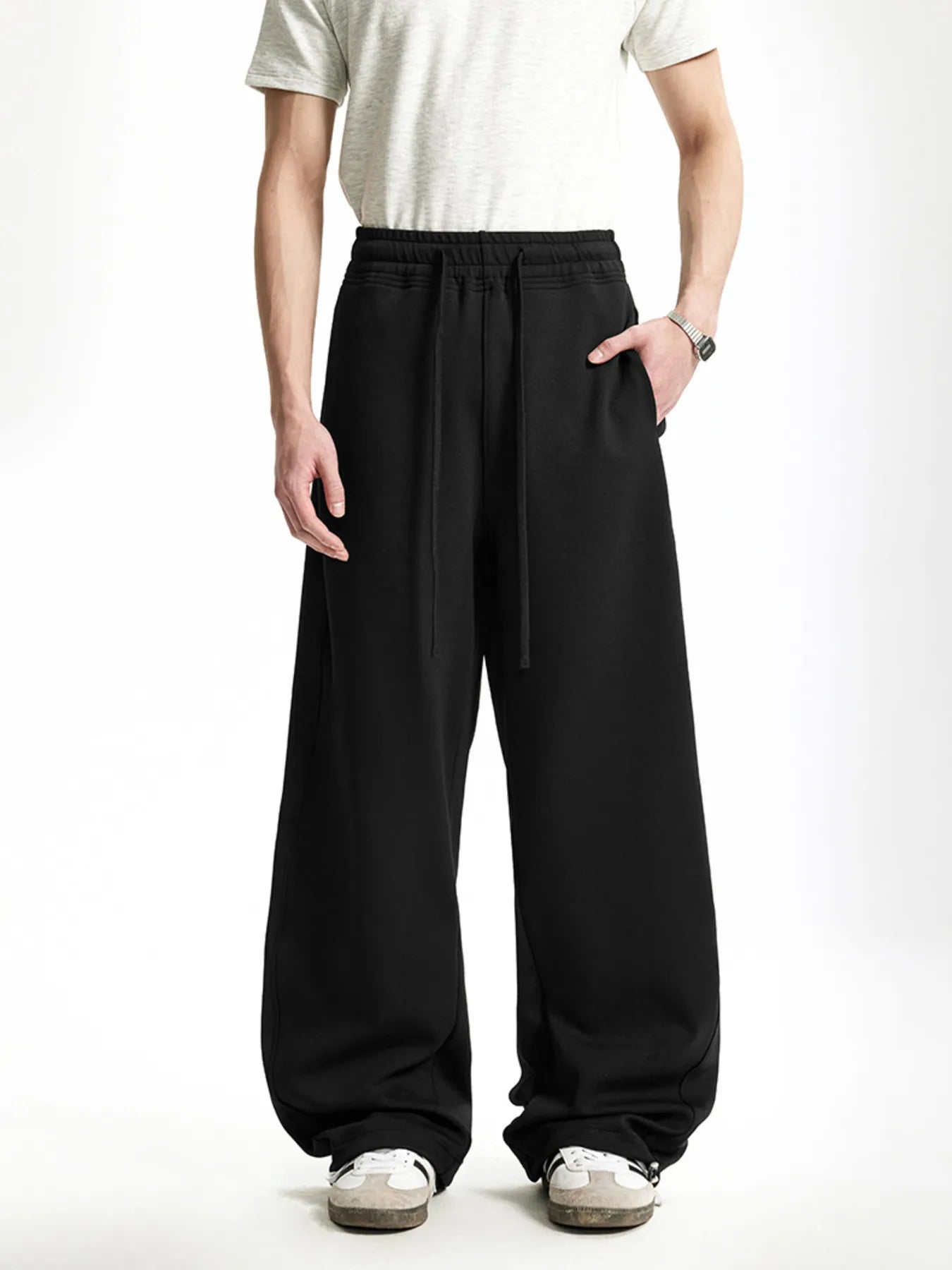Pantalons de survêtement à taille décontractée pour hommes