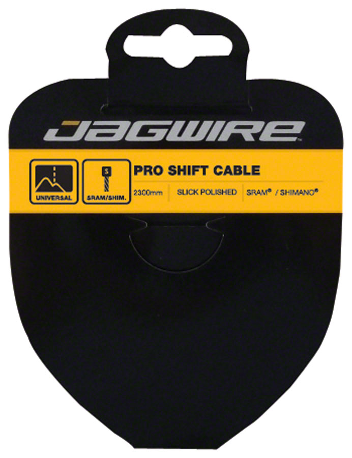 Jagwire Pro Shift Cable - 1.1 x 2300mm Acero Inoxidable Pulido
