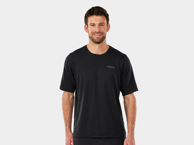 Trek Evoke Tech Tee - X-Small Black Activewear Shirt