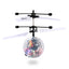 Drone à balle volante à induction infrarouge avec lumières LED