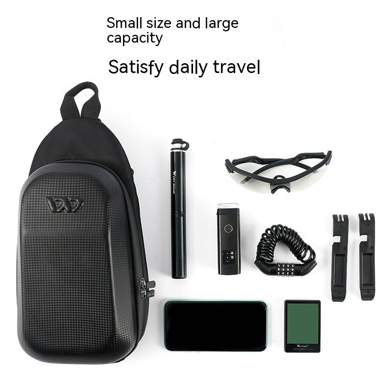 Bolsa de Manillar de Bicicleta Premium de Carcasa Dura