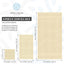 Juego de Toallas de Baño Beige de Lujo - 8 Piezas de Algodón Peinado