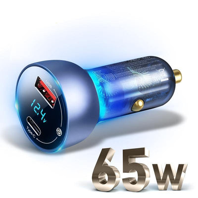 65W USB Car Charger with Quick Charge QC4.0 & PD Fast Charging