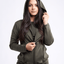 JupiterGear Women's Fitted Zip-Up Hoodie Jacket with Pockets