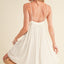 Ruched Plunge Mini Cami Dress for Women - Chic & Flattering