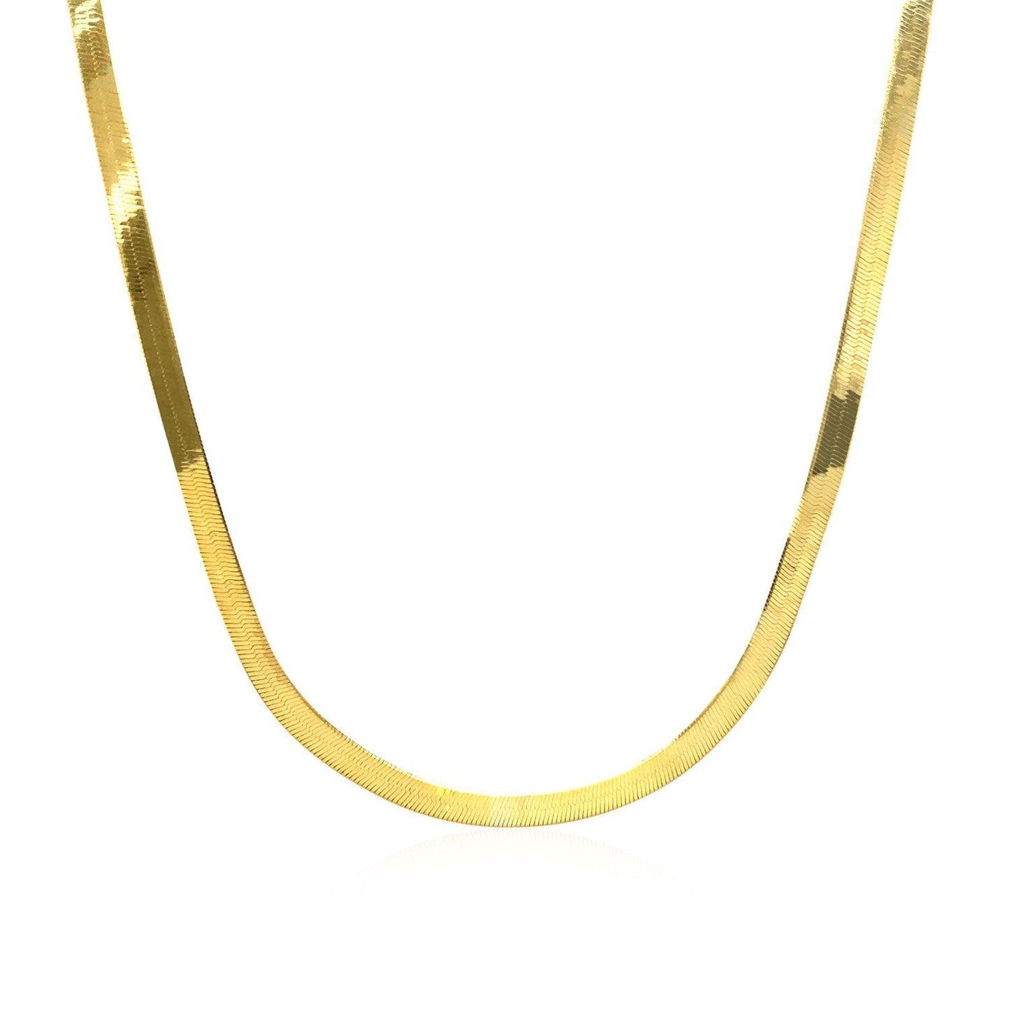 Imperial Herringbone Chain in 10k Yellow Gold - 2.80 mm