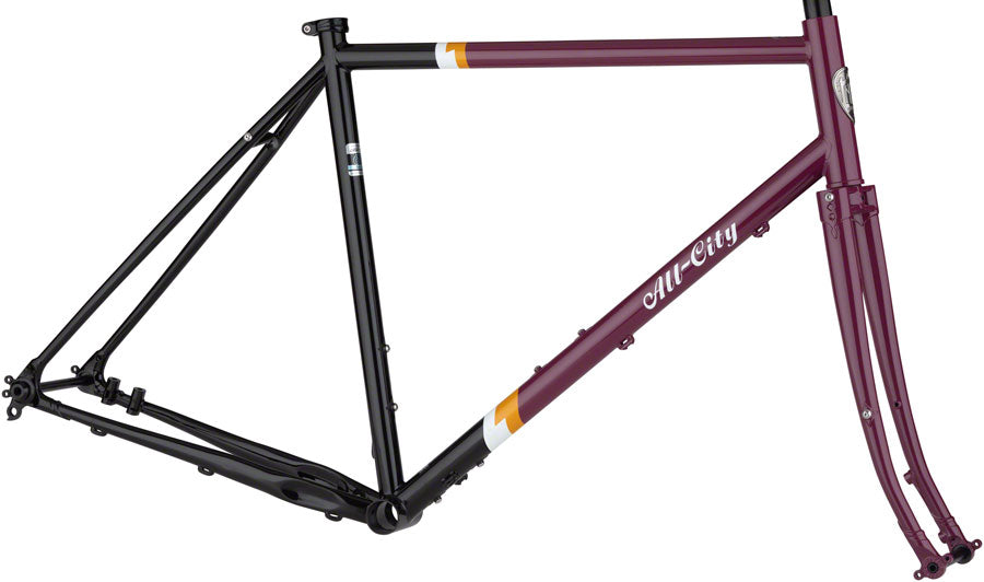 Cadre All-City Gorilla Monsoon - 650b Acier Baie Charred 49cm