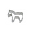 4" Tin Horse Cookie Cutter