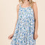 Robe Maxi Sans Manches à Imprimé Floral Élegante