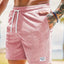 Lace-up Drawstring Corduroy Jogger Shorts for Men