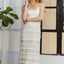 Vestido Midi Cami de Encaje con Escote Redondo - Diseño Elegante y Romántico