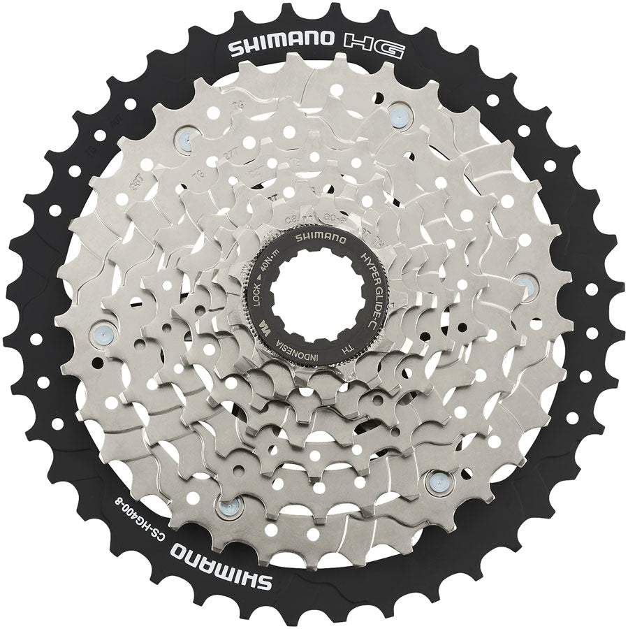 Cassette Shimano CS-HG400-8 - 8 Vitesses 11-45t Argent