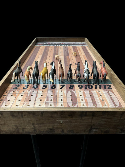 Jumbo Horse Game with Stained Rails - Korvel