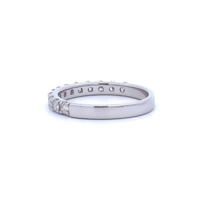 Bague de mariage en diamant de .75 ct en or blanc 14KT