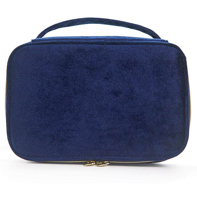 Sac à maquillage en flanelle - Portable et spacieux