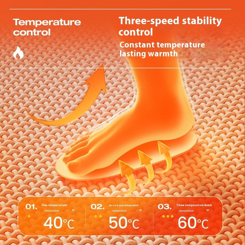 Thickened Fleece Electric Heating Socks