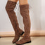 Bottes Martin hautes à enfiler grande taille pour femmes