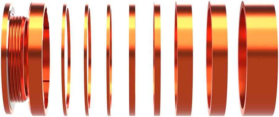 Kit de Conversión de Velocidades Sencillas SOLO-HG de Wheels Manufacturing - Naranja