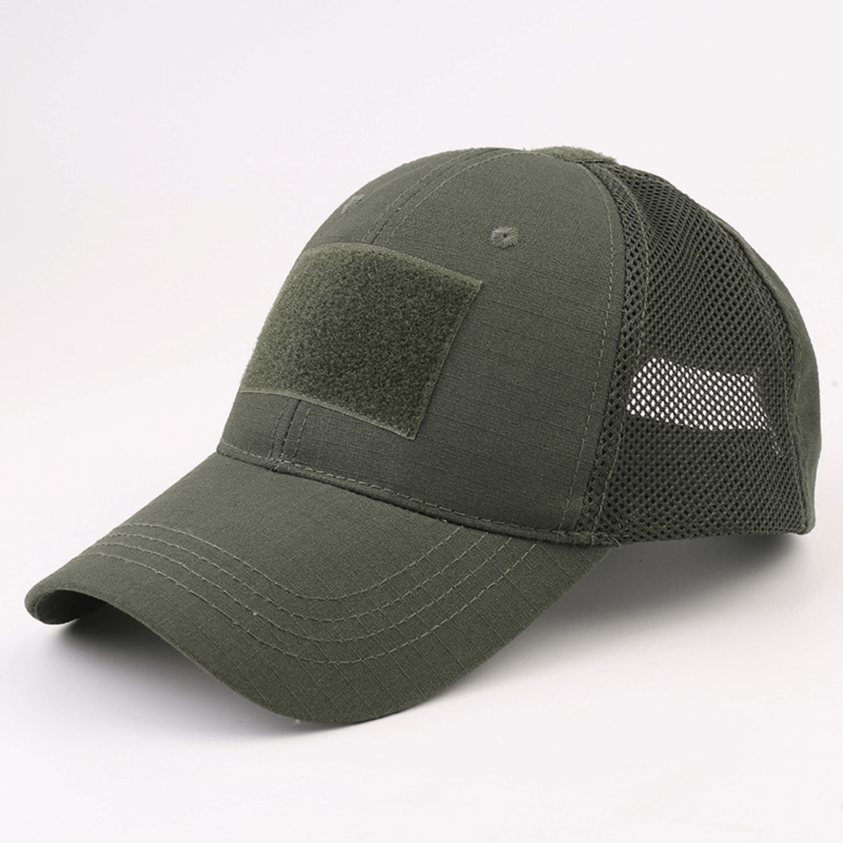 Casquette à patch de style tactique avec sangle réglable