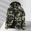 Veste de sport imperméable multi-poches pour homme