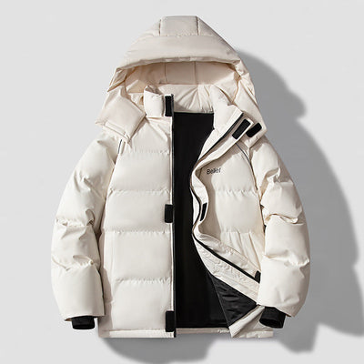 Chaqueta de Algodón Acolchada Impermeable de Dos Piezas Cálida