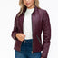 Veste à couches à double fermeture éclair pour femmes, chaude et élégante, avec capuche en fausse fo