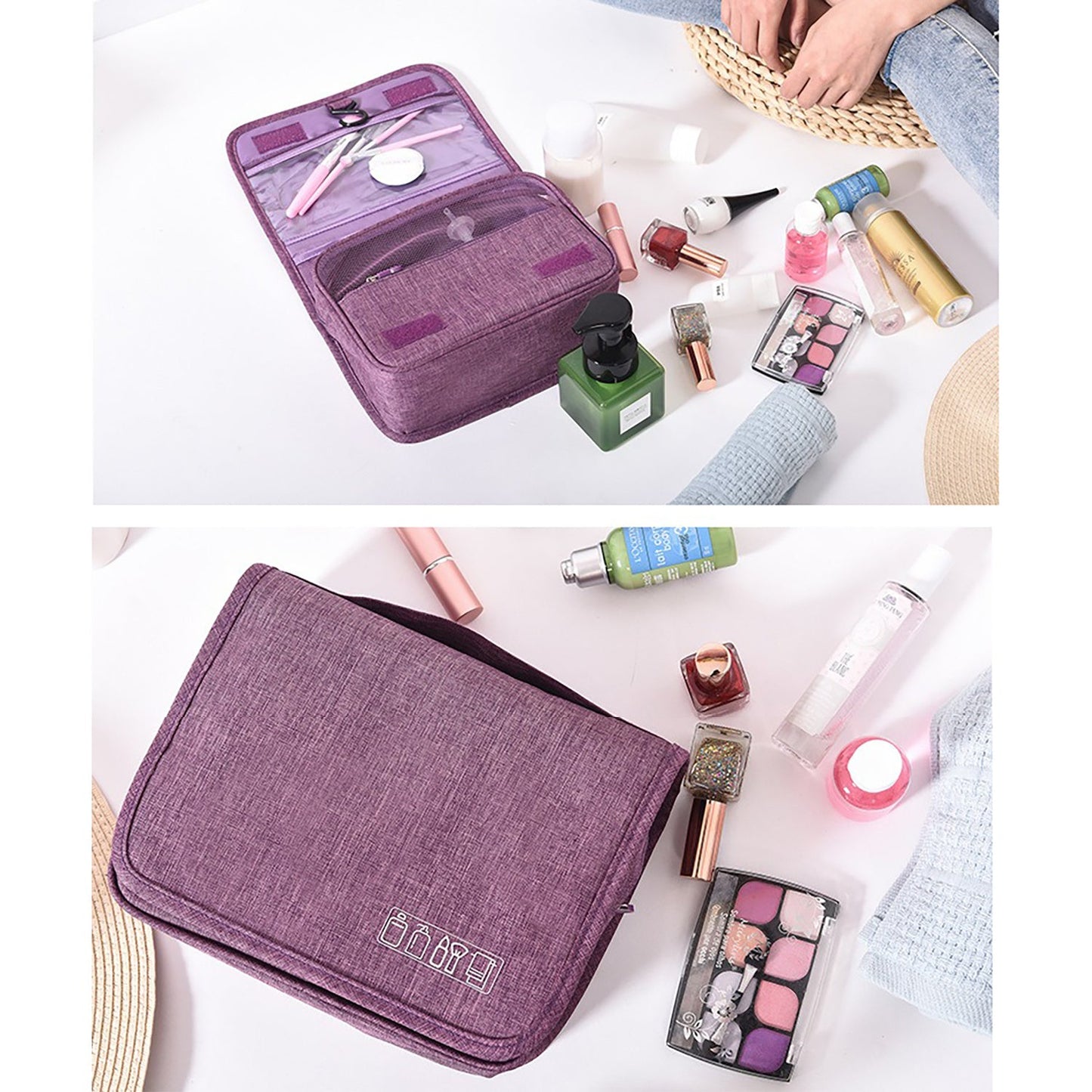 Premium Travel Hanging Toiletry Bag - Waterproof Organizer