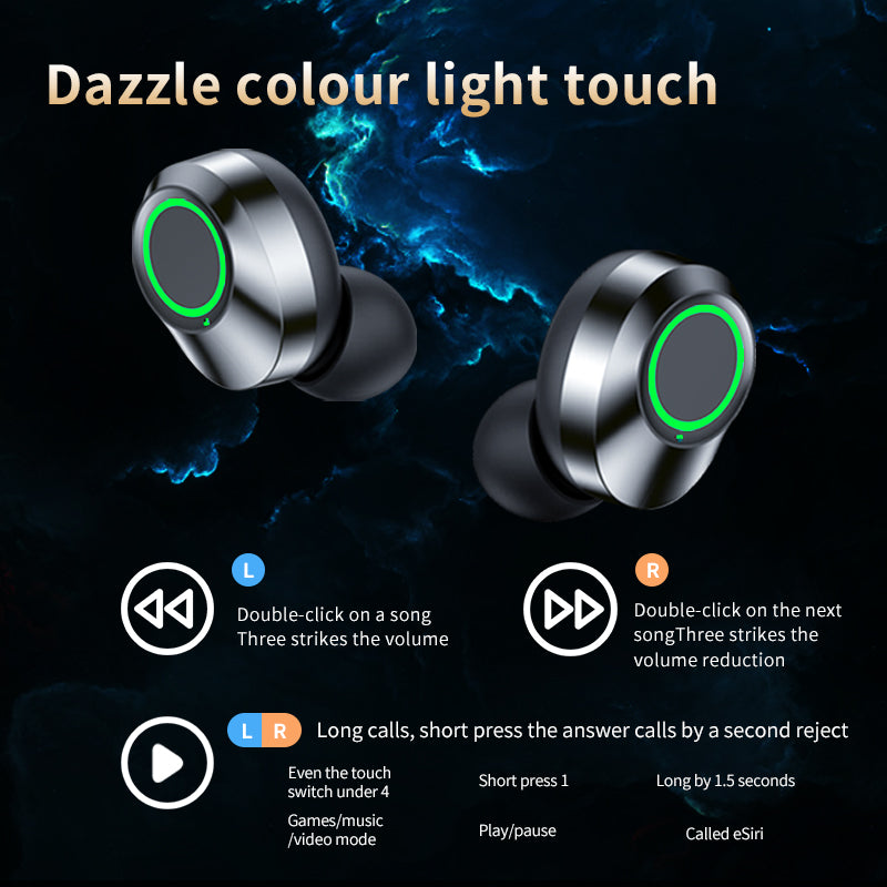 YD03 Wireless Bluetooth In-Ear Headphones with Smart Display