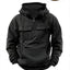 Hoodie zippé décontracté pour homme avec cordon et poche