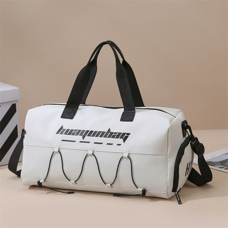 Bolsa de gimnasio impermeable de gran capacidad con separación de seco y mojado