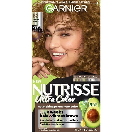Garnier Nutrisse Ultra Color Crème Colorante Nourrissante B3 Brun Doré