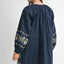 Embroidered Long Sleeve Peasant Mini Dress for Women